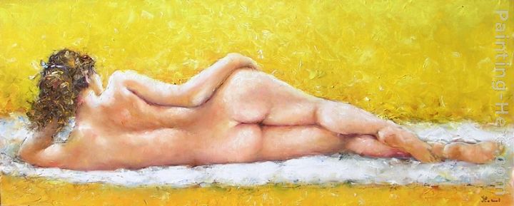 Ioan Popei Yellow Nude 02